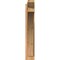 Ekena Millwork Thorton Slat Smooth Outlooker, Western Red Cedar, 5 1/2"W x 26"D x 34"H OUT06X26X34THR06SWR - alternate 2